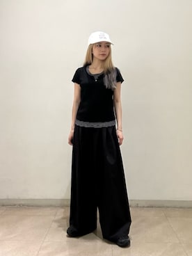 塩川（shiokawa）さん（レディース・146cm）の夏コーディネート