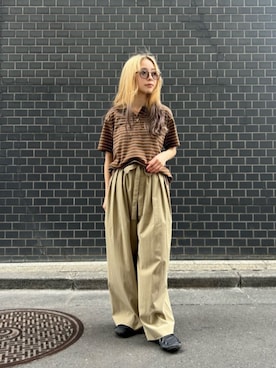 塩川（shiokawa）さん（レディース・146cm）の夏コーディネート