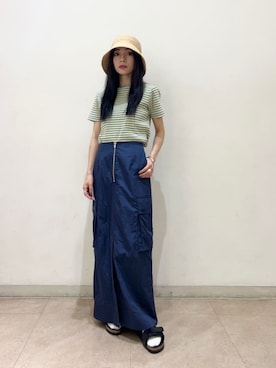 塩川（shiokawa）さん（レディース・146cm）の夏コーディネート