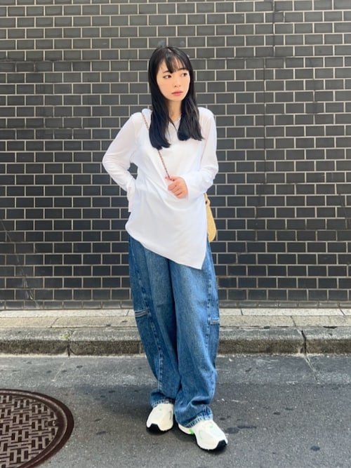 セール】セルロースデニム カーブパンツ（デニムパンツ