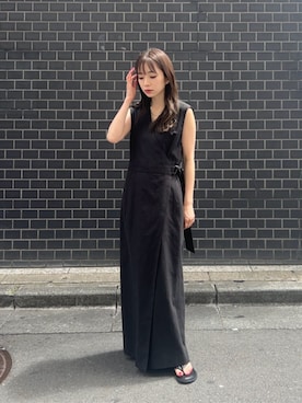 「アイテム（キャミソール）」を使った、塩川（shiokawa）さん（レディース・146cm）の夏コーディネート