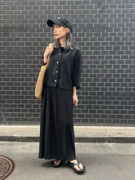 塩川（shiokawa）さん（レディース・146cm）の春コーディネート