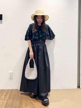 塩川（shiokawa）さん（レディース・146cm）の冬コーディネート