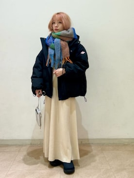 塩川(shiokawa)さん(レディース・146cm)の冬コーディネート