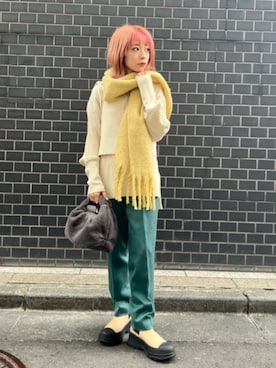 塩川（shiokawa）さん（レディース・146cm）の秋コーディネート