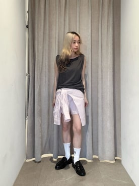 塩川(shiokawa)さん(レディース・146cm)の夏コーディネート