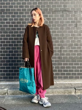 塩川（shiokawa）さん（レディース・146cm）の冬コーディネート