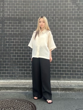 塩川（shiokawa）さん（レディース・146cm）の夏コーディネート