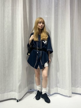 塩川(shiokawa)さん(レディース・146cm)の夏コーディネート
