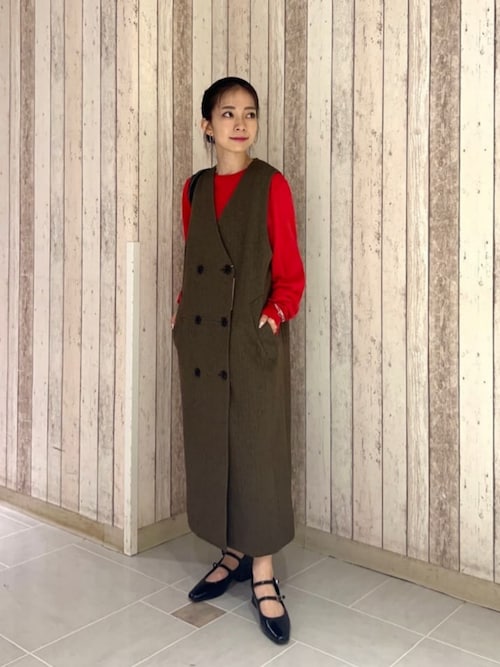 UNITED ARROWS ヘリンボーン ジャンパースカート&ジレ UNITED ARROWS LTD. OUTLET｜ヘリンボーン ジャンパースカート&ジレ