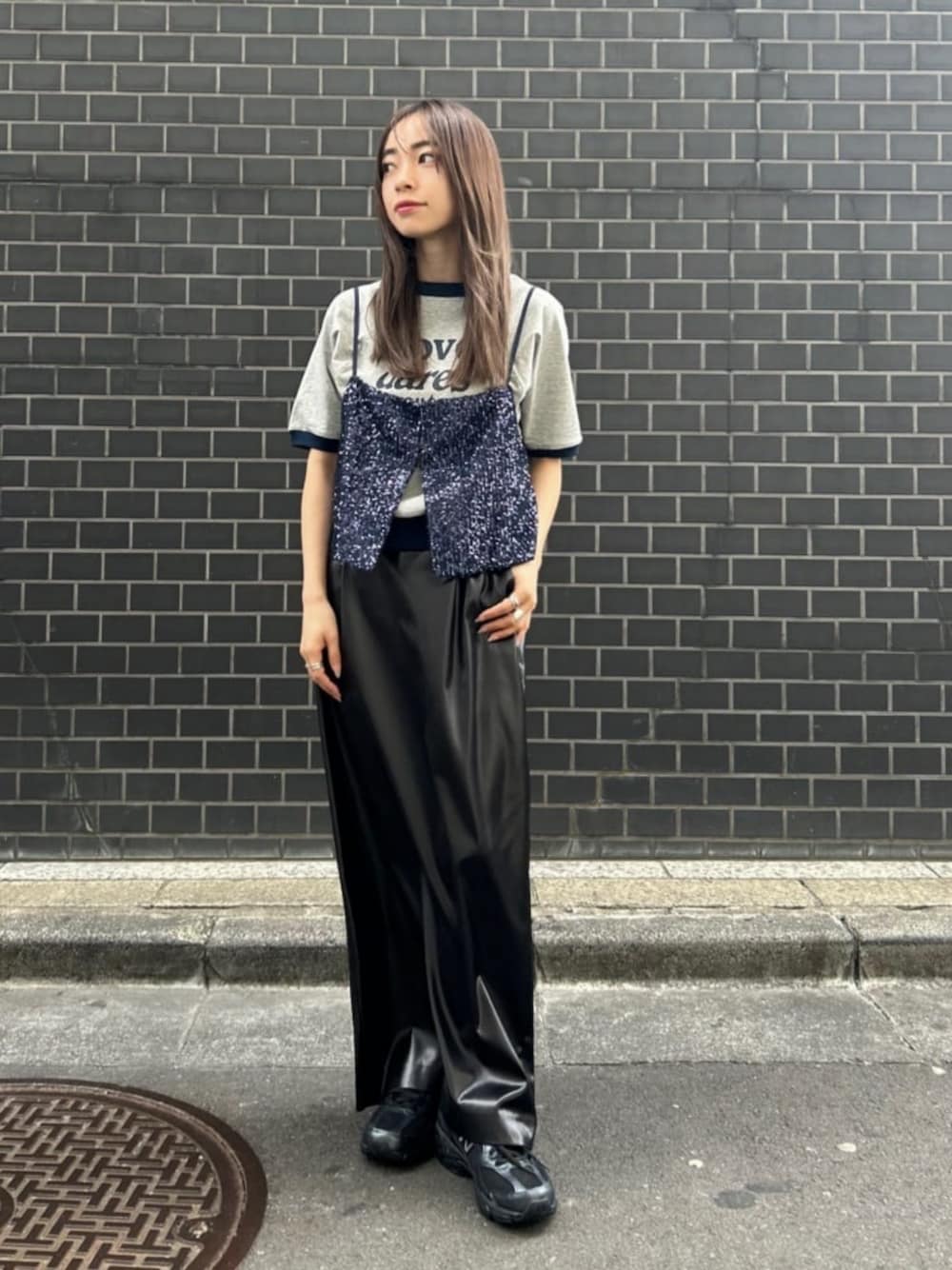 BEAUT&YOUTH ユナイテッドアローズ　スパンコール キャミソール BEAUTY&YOUTH UNITED ARROWS - 美品 24SS BEAUTY&YOUTH