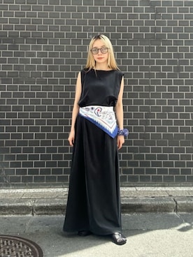 塩川（shiokawa）さん（レディース・146cm）の夏コーディネート