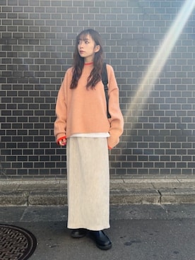 塩川(shiokawa)さん(レディース・146cm)の秋コーディネート