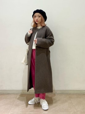 塩川（shiokawa）さん（レディース・146cm）の秋コーディネート