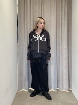 「ER（イーアール）のアイテム」を使った、塩川（shiokawa）さん（レディース・146cm）の夏コーディネート