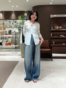 「PEAS（ピース）のアイテム」を使った、ggkanoさん（レディース・154cm）の夏コーディネート