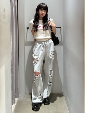 「アイテム（ブーツ）」を使った、KAEDEさん（レディース・160cm）の夏コーディネート