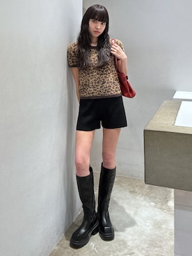 「ニットコーデ」｜KAEDEさん（レディース・160cm）の秋コーディネート