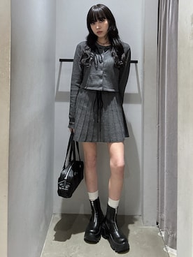 「SLY（スライ）のアイテム（ワンピース）」を使った、KAEDEさん（レディース・160cm）の秋コーディネート