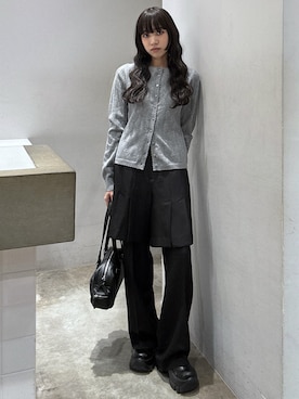 「SLY（スライ）のアイテム（トップス）」を使った、KAEDEさん（レディース・160cm）の秋コーディネート