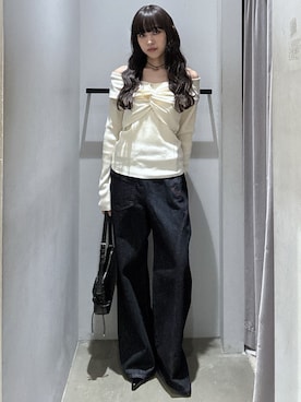 「アイテム（サンダル）」を使った、KAEDEさん（レディース・160cm）の冬コーディネート