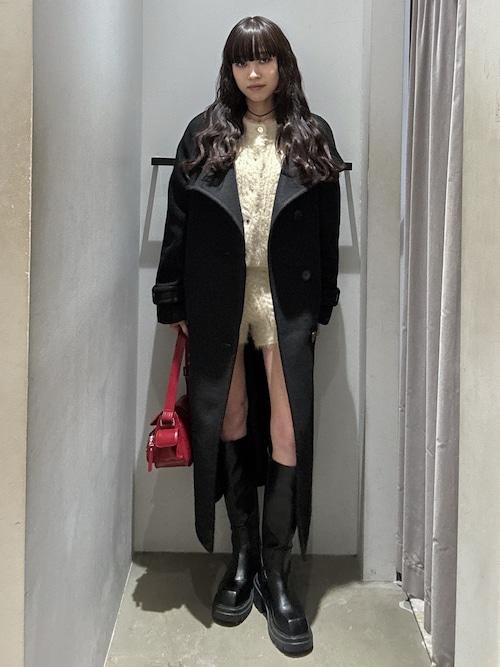 SHINY CABLE C/D シャイニー ケーブル カーディガン 秋服 冬服