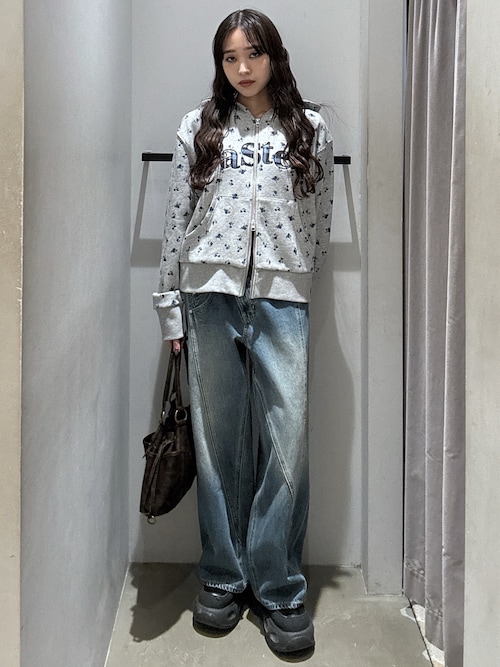 【2026SS新作】FLOWER CUT HOODIE フラワー カット フーディ 冬服 春服