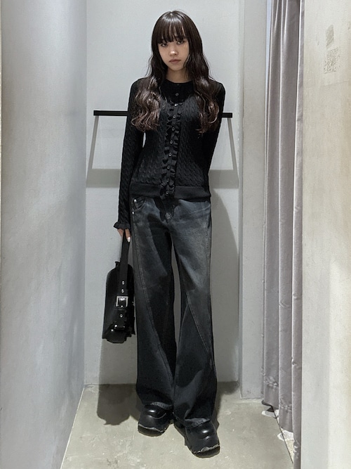 セール】FRONT ZIP CHUNKY BOOTS フロントジップ チャンキーブーツ