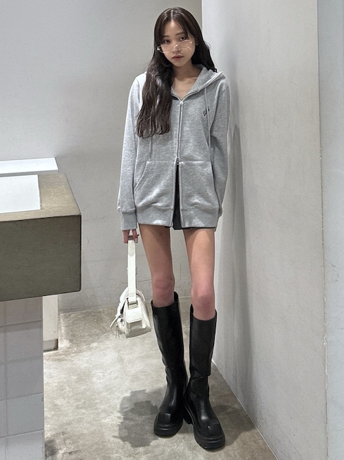 美脚チートブーツ】SQUARE TOE KNEE BOOTS スクエアトゥ ニー ブーツ