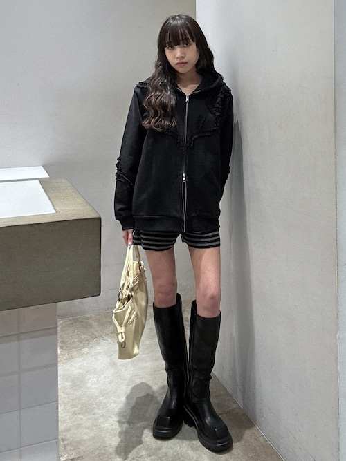 【完売品】新品未使用 SLY FRONT ZIP FRILL トップス　パーカー SLY | FRONT ZIP FRILL トップス (その他トップス ) |SHEL'TTER WEBSTORE