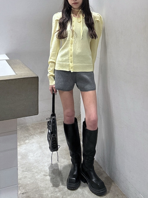 美脚チートブーツ】SQUARE TOE KNEE BOOTS スクエア トゥニー ブーツ