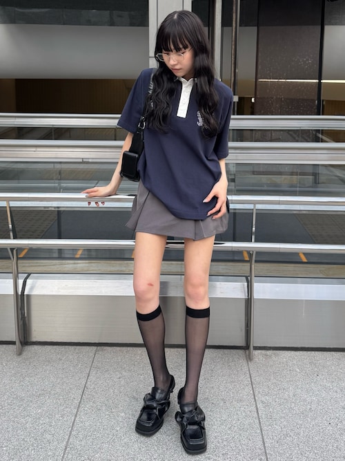 H/W SIMPLY SKORT ハイウエスト シンプリー スコート 秋服