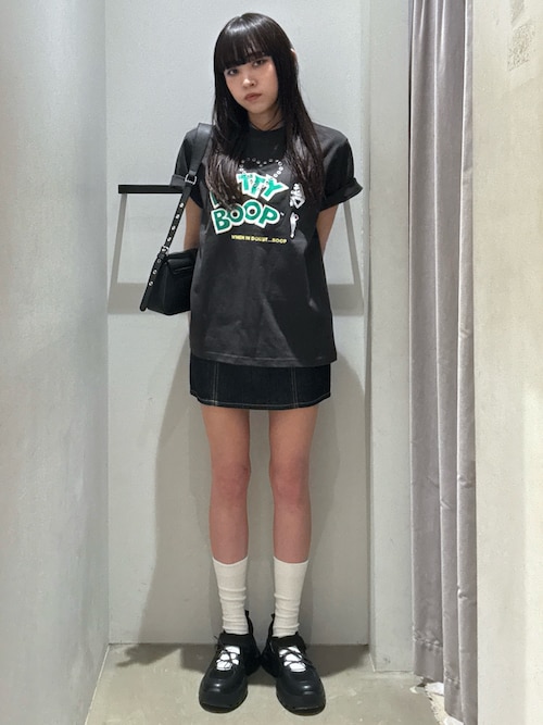 Betty Boop x SLY EYELET T/SH ベティブープ スライ アイレット