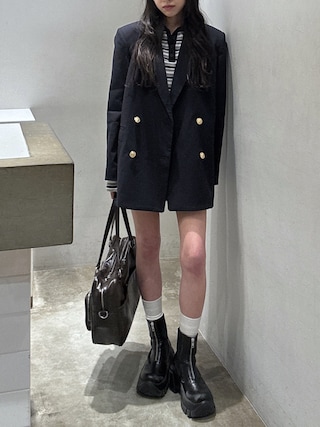 SLY（スライ）の「FRONT ZIP CHUNKY BOOTS フロントジップ チャンキー