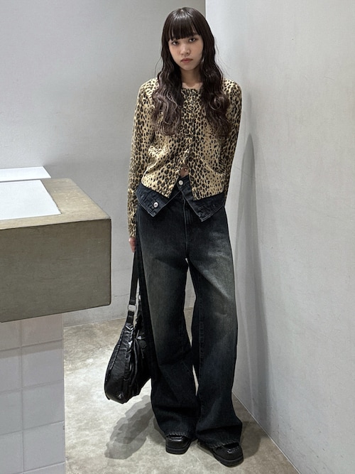 COMPACT LEOPARD カーディガン SLY | 【岩瀬洋志さん着用アイテム】COMPACT LEOPARD