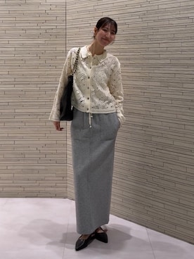 「DouDou（ドゥドゥ）のアイテム」を使った、doudoujuriさん（レディース・163cm）の冬コーディネート