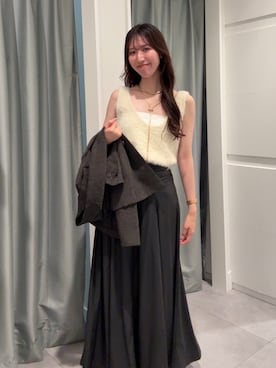 「レザースカート」｜doudoujuriさん（レディース・163cm）の夏コーディネート