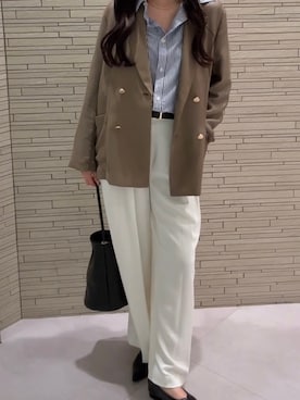 「骨格ナチュラル」｜doudoujuriさん（レディース・163cm）の夏コーディネート