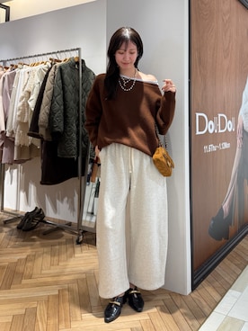 doudoujuriさん（骨格ナチュラル・レディース・163cm）の冬コーディネート