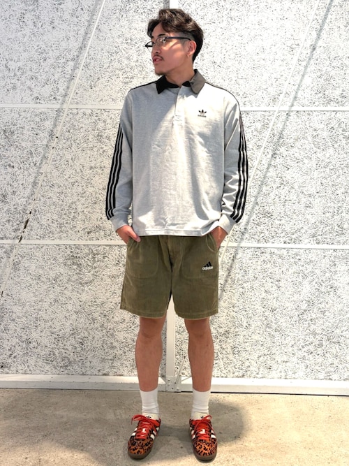 アディダス 希少 グリーン ボーダー ベロア トレーナー ジャージ ポロシャツ アディダス 希少 グリーン ボーダー ベロア トレーナー ジャージ