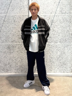 「アイテム（ナイロンジャケット）」を使った、OKさん（メンズ・172cm）の夏コーディネート