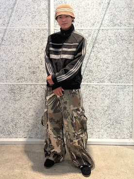 「アイテム（ブルゾン）」を使った、OKさん（メンズ・172cm）の秋コーディネート