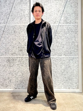 「アイテム（ジャージ）」を使った、OKさん（メンズ・172cm）の夏コーディネート