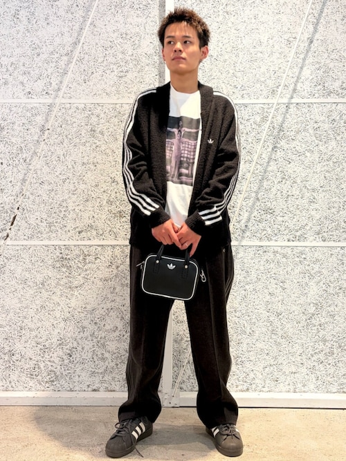 adidas アディダス セットアップトラックジャケット パンツ ネイビーXL