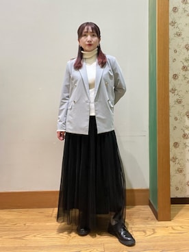 ゆっきーさん（レディース・157cm）の冬コーディネート