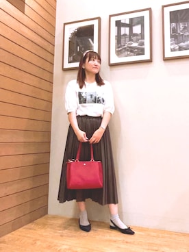 「SHOO・LA・RUE（シューラルー）のアイテム」を使った、ゆっきーさん（レディース・157cm）の秋コーディネート
