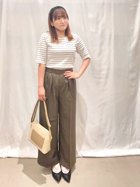 ゆっきーさん（骨格ウェーブ・レディース・157cm・40代）の夏コーディネート