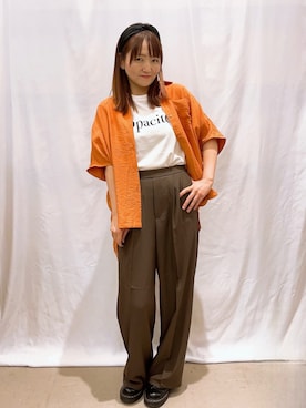 「アイテム（パンツ）」を使った、ゆっきーさん（レディース・157cm・40代）の夏コーディネート