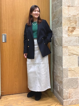 「SHOO・LA・RUE（シューラルー）のアイテム」を使った、ゆっきーさん（レディース・157cm）の秋コーディネート