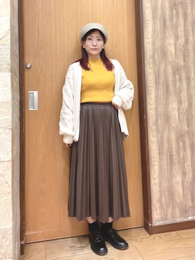 「ブルべ夏」｜ゆっきーさん（レディース・157cm）の秋コーディネート